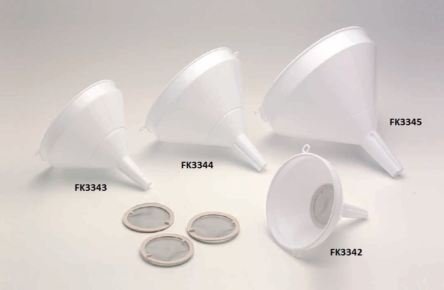 FUNNEL + FILTER dia. 22 cm WHITE
