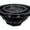 Microwaveable Black Base Soup Bowl 500/1000cc