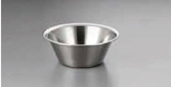 INSALATIERA INOX CONICA BORDATA CM.16